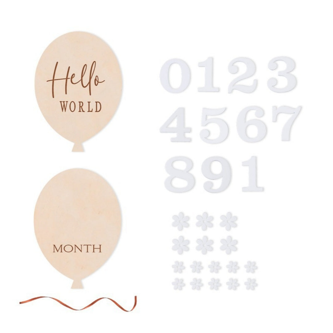Nutura Wooden Monthly Moments Sets