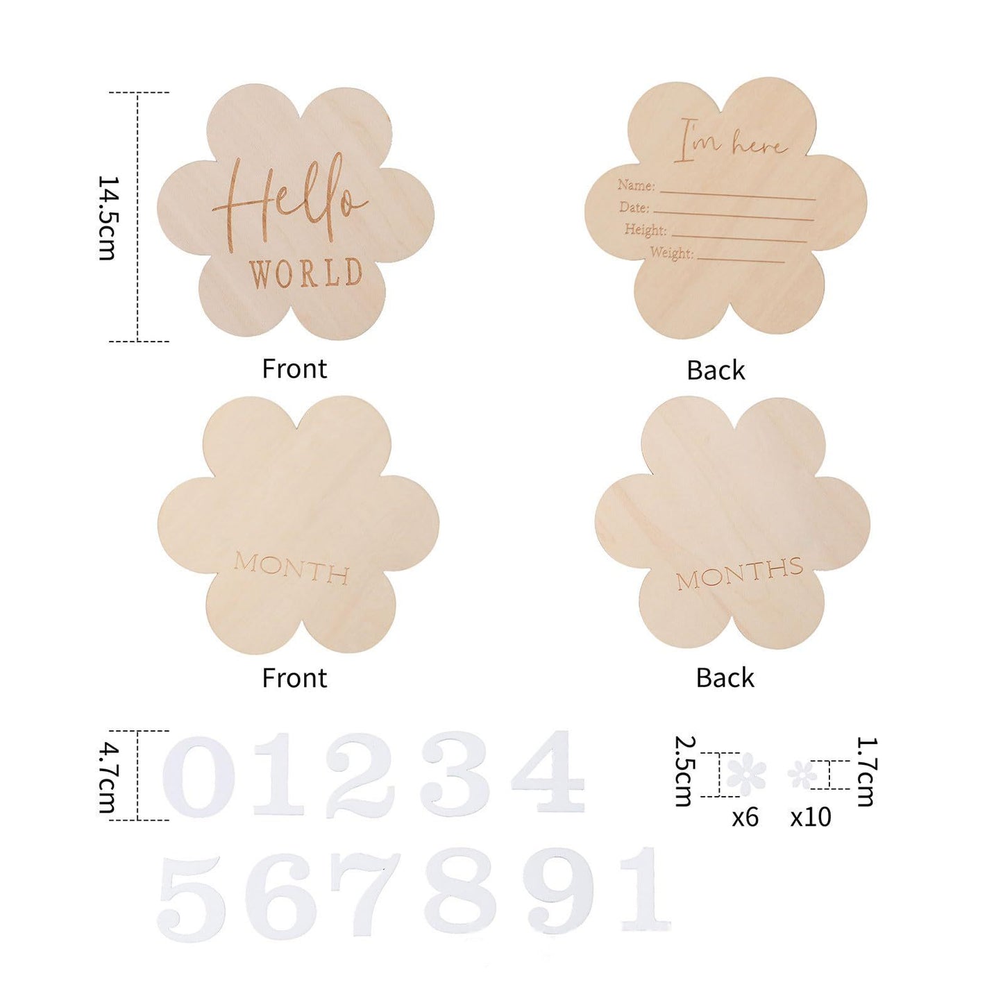 Nutura Wooden Monthly Moments Sets